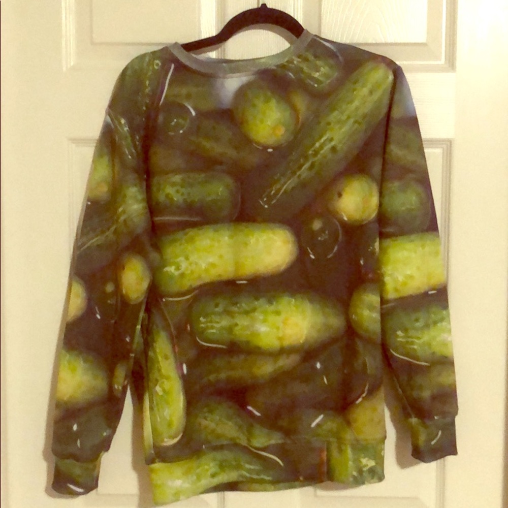 Beloved pickle crew neck sweatshirt